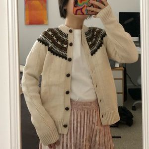 JW Anderson Uniqlo wool cardigan